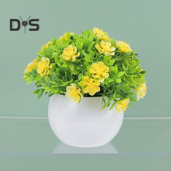 Fake Potted Plant Realistic Durable Artificial Bonsai Ornament for Home Office Patio Desktop Decoration