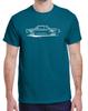 1960-64 Corvair Hardtop Redline Design Tshirt