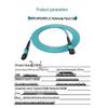 PERCKO MPO-MPO 8-Core Multimode Fiber Optic Patch Cable