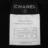 Chanel Short Sleeve Knit P28461K00111 06P COCO Mark Summer Knit Black cotton/Nylon Women Used