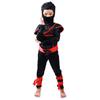 [WBooo] Children's Ninja Costume Samurai Warrior Cosplay Costume Samurai Mask Ninja Halloween Costume for Kids Black L