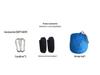 Anti-Roll Over Outdoor Camping Hammock with Mosquito Net & Automatic Spreader Bar