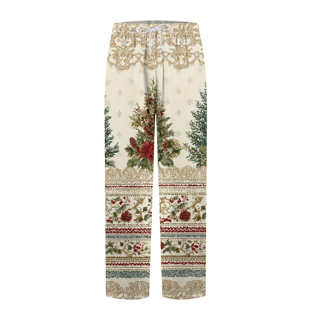 Weiche Pyjamahose für Herren mit Kordelzug und Taschen, lässige Sporthose