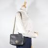 Tory Burch ChainShoulder Shoulder Bag Black Leather Women Used