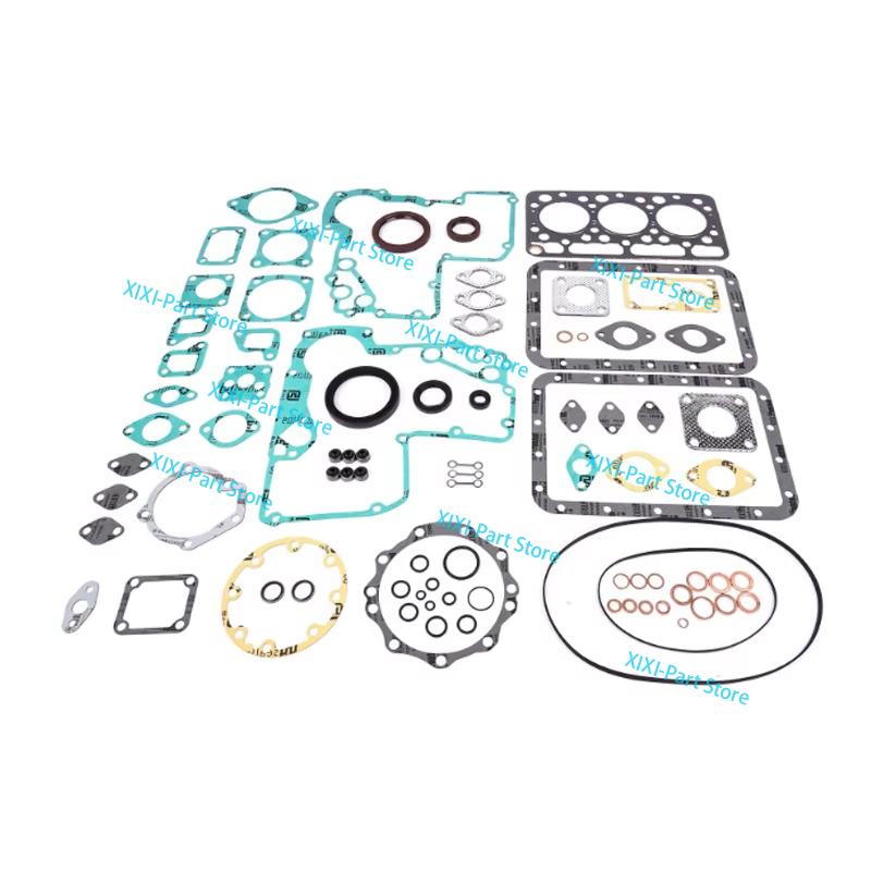 D750 Main Bearing & Connecting Rod Bearing Full Gasket Kit Set For Kubota Engine Piston Ring Head Gasket Overhaul Rebuild Kit