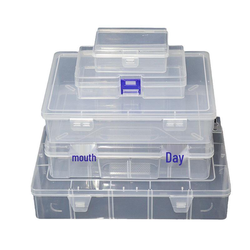 Transparent Nano Bead Storage Box for Ornaments, Nail Art, and Jewelry