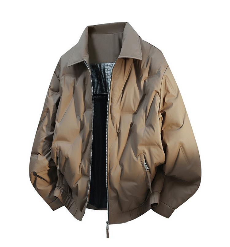 Plus Size Men's Winter Down Jacket, 90-300 jin, 90% Down, Sports & Casual Style