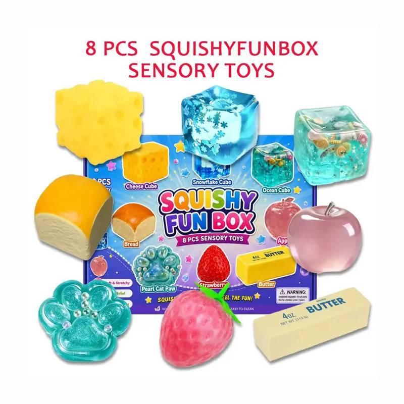 Mystical Soft Toy Box 8 Pieces Finger Toy Set For Kids And Collectors