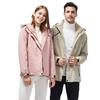 Windproof Outdoor Jacket Set: Couples' 3-in-1 with Detachable Fleece for Men & Women, Ideal for Autumn & Winter