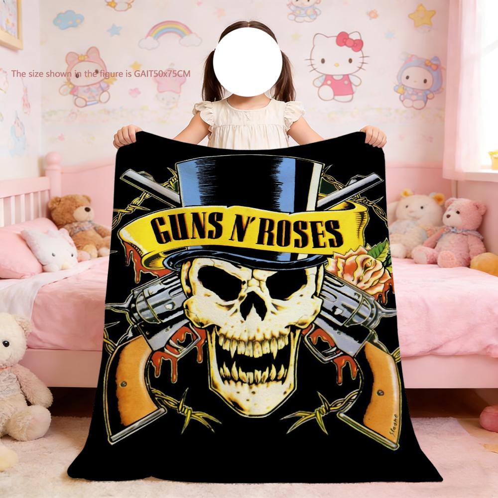 

Blanket Roses For Soft Throw Rock GG-uns Blanket for Picnic Bed Sofa Home Bedroom Cozy N Warm Band Comfortable 75x90cm