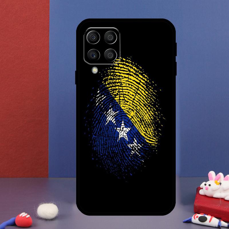 Bosnia and Herzegovina Flag For Samsung Galaxy M15 M55 M33 M13 M23 M53 M31 M51 M14 M34 M54 M20 M30s M52 M32 Phone Case
