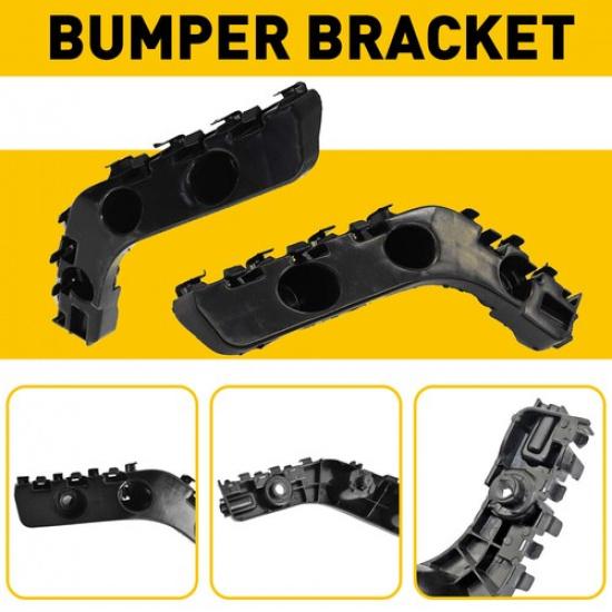 Front 2PCS For 14-21 Jeep Grand Cherokee Bracket Bumper Mount Support Left&Right