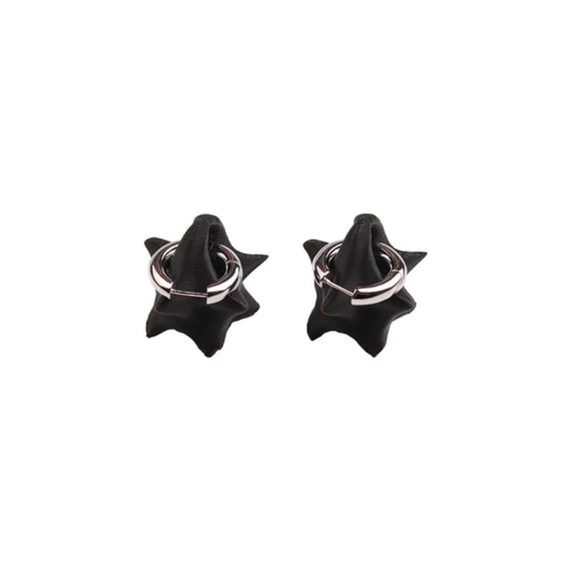 lowool Black struggle earrings