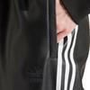 Adidas Originals Striped Elastic Mid Waist Slim Fit Straight Casual Pants Men Bottoms Black IZ4038