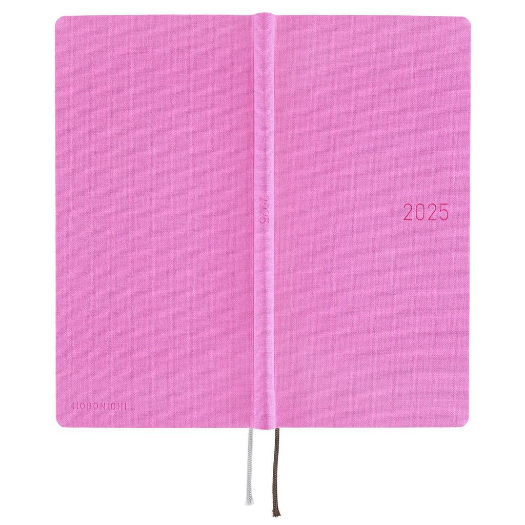 Hobonichi Notebook 2025 WeeksMEGA Colors/Sweet Purple Starting in January Weekly Notebook Weekly Left Slim Vertical 213 Pages of Graph Memo