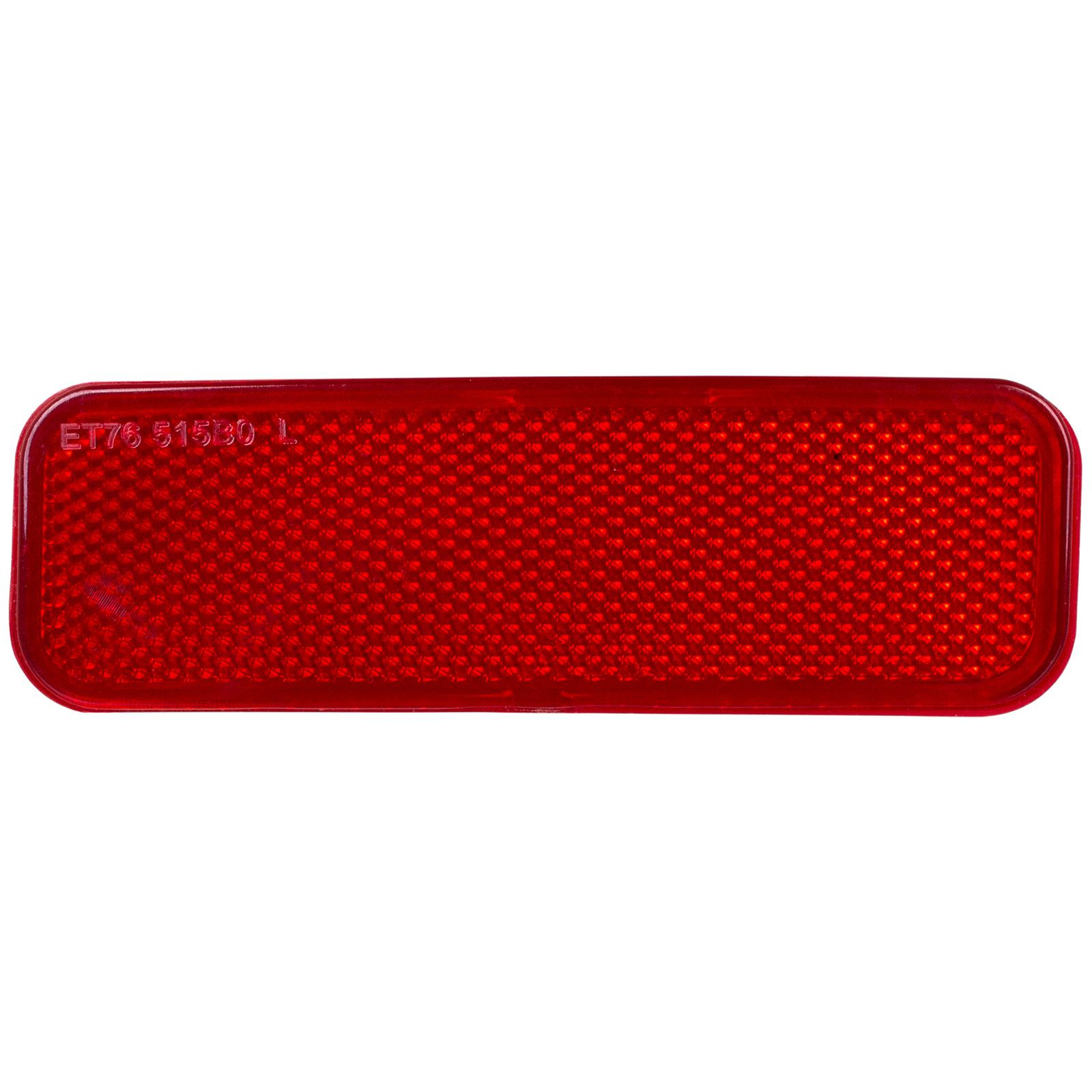 Ford Transit Courier 14-19 Reflecterend Voor Achterbumper Links rood