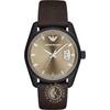 Tazio Beige Leather/Brown Men's Quartz AR6081 Watch