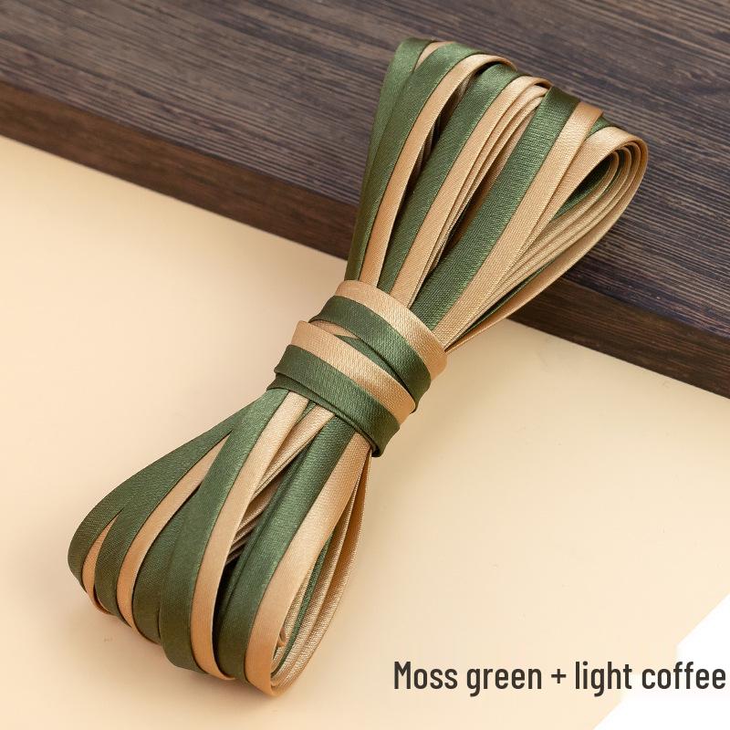 Hengmeihe Cheongsam Saténové lemování - 1 cm Pásky lemování v barvě pro oděvní doplňky