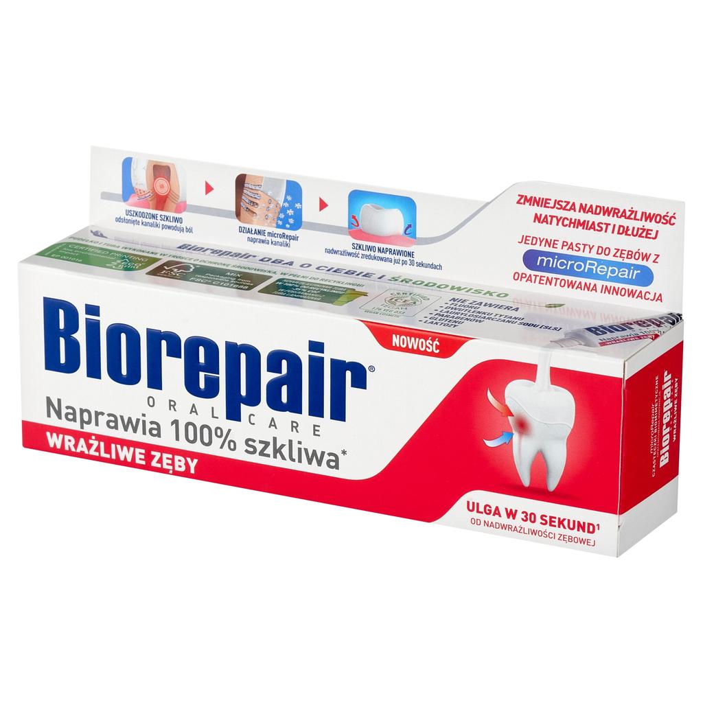 Biorepair Oral Care Fast Sensitive Repair Toothpaste For Sensitive Teeth 75