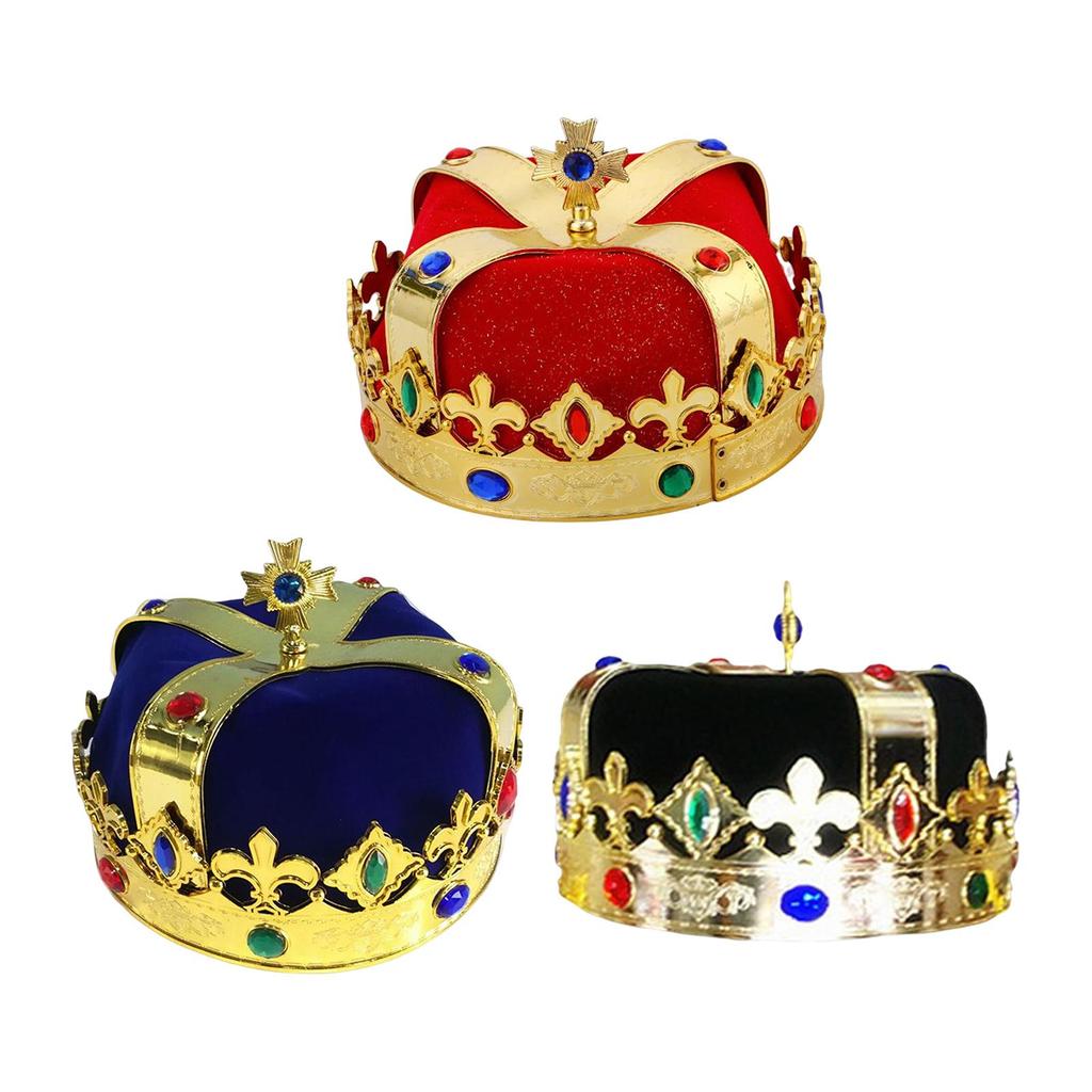 Creative Royal King Crown Hat Masquerade Cosplay Dress up for Prom Children
