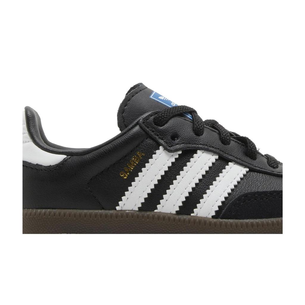 adidas Samba OG I 'Black White Gum' (Unisex) Core Black / Cloud White / Gum Toddler Shoes IE3680