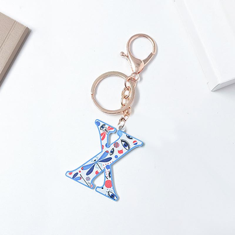 Colorful English Alphabet Keychain & Graduation Gift Accessory