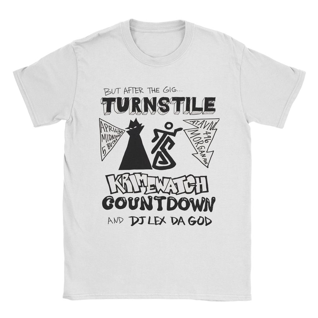Novelty Turnstile Punk Rock Music TShirt for Men Women Round Collar  Cotton T Shirts  Tee Shirt Printed Clothing