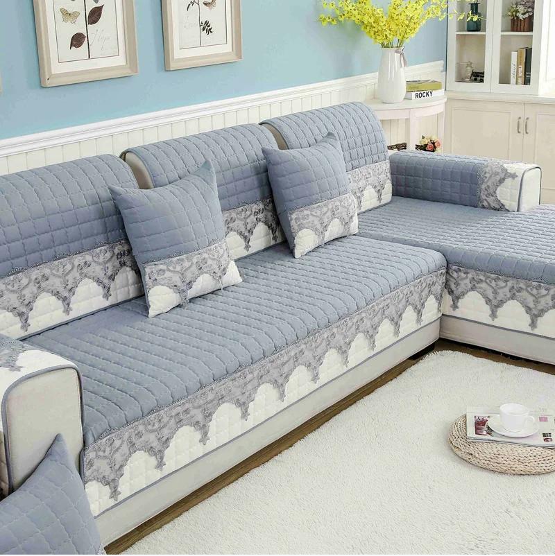 Plaid Non-slip Sofa Cover Protector Chaise Four Season Universal Stretch Corner Sofa Cushion Towel 1/2/3/4-seater  Cojines