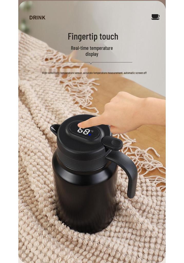 Large Capacity 304 Stainless Steel Insulated Tea Infuser Kettle for Home and Office