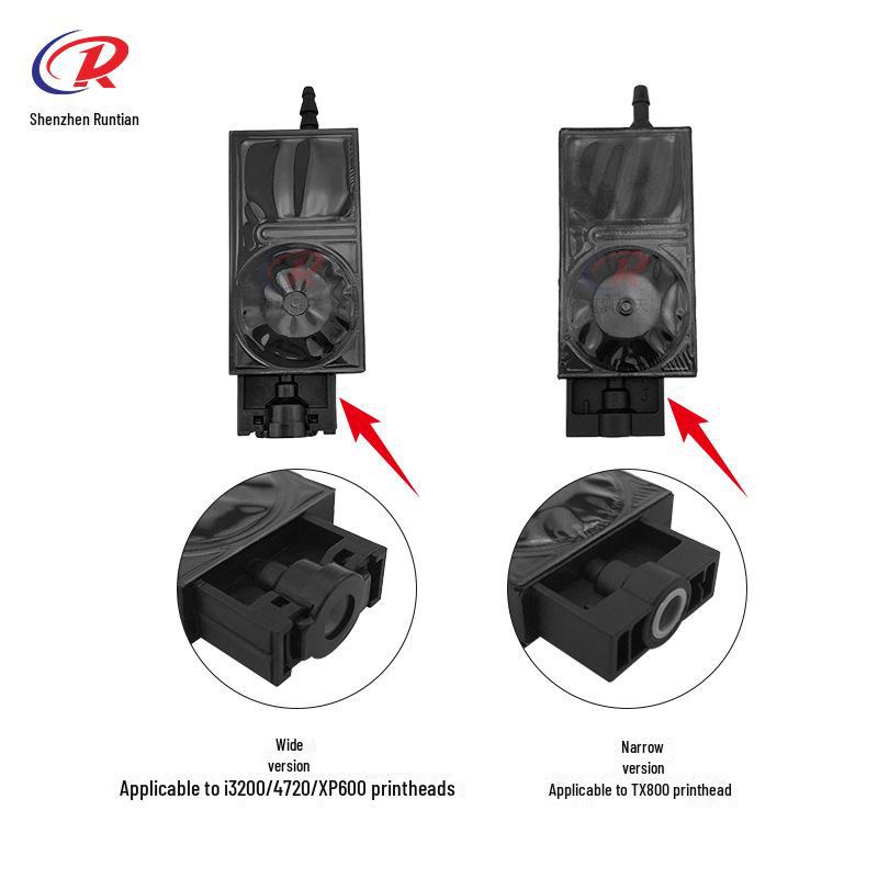 Outdoor Piezoelectric Photo Printer JV33/JV5 5th Gen Nozzle XP600/TX800 Ink Sac Damper Connector