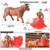 Realistic Farm Animal Model Set: Dairy Cow, Simmental Bull, Yellow Cattle, Fighting Bull, Water Buffalo, Yak