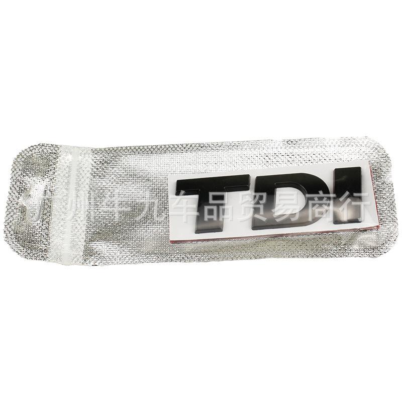 Suitable for TDI Car Stickers, Three-dimensional Letters, Car Logo, Metal Side Logo, Tail Logo, Displacement Logo, Car Modification Logo