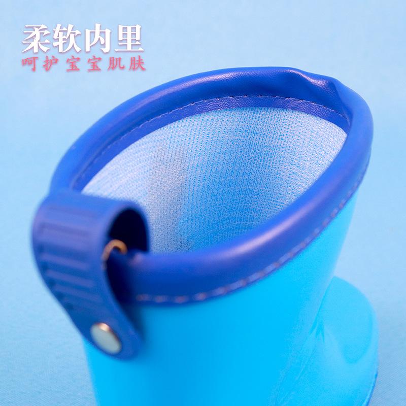 Ultraman Summer Four Seasons Children's Rain Boots Boys Cute Cartoon Overshoes Waterproof Tiga Zero Mid-Calf Water Shoes