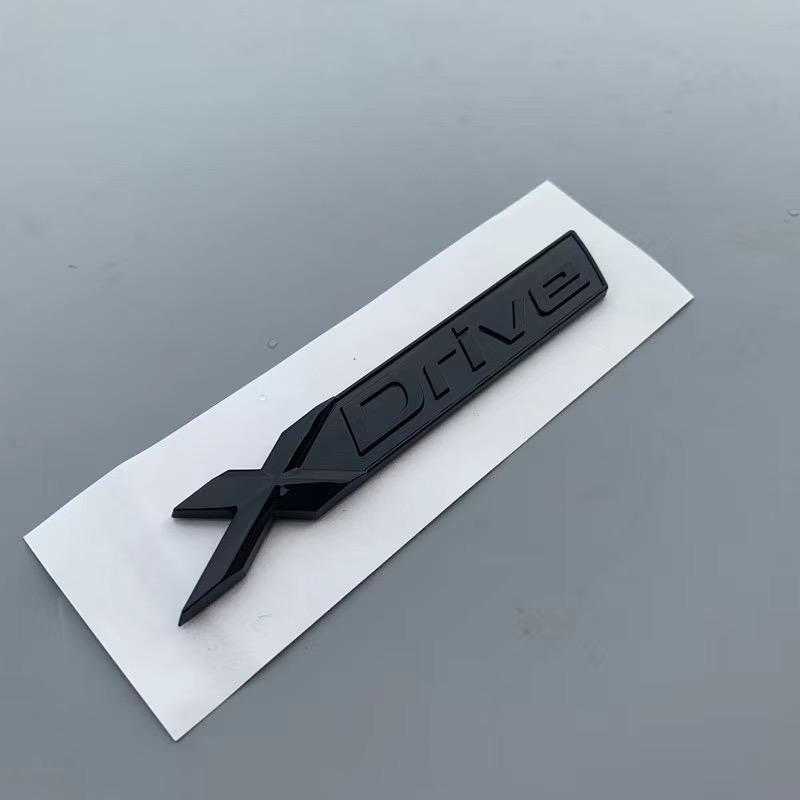 3D ABS Car Rear Trunk Emblem Badge Nameplate Xdrive Sticker For BMW Xdrive Logo 328i 320d 320i 530d 525d E60 F10 G20 Accessories