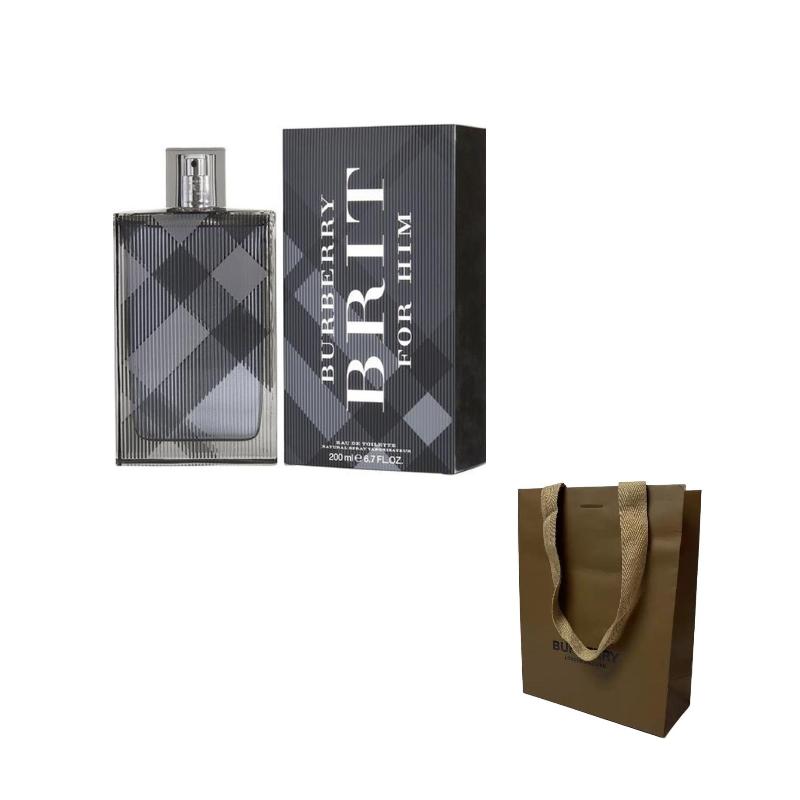 Burberry Brit Stripes Men's Perfumes Woody Oriental Eau De Toilette 30ml/50ml/100ml/200ml