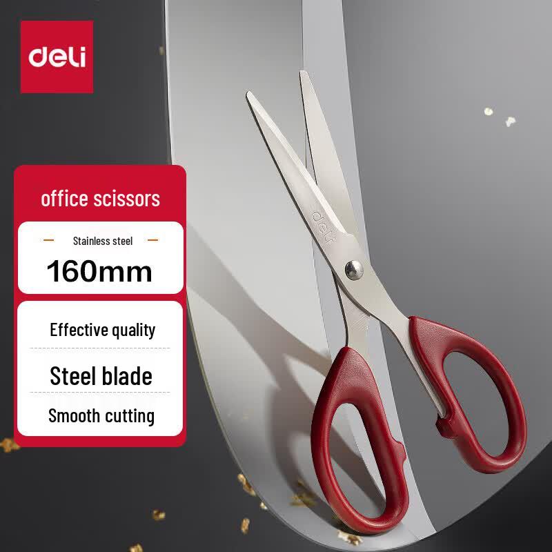 Deli Stainless Steel Office Scissors
