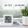 LCD digitální teploměr vlhkoměr Vnitřní pokoj Elektronický měřič teploty Vlhkoměr Senzor Meteorologická stanice pro domácnost