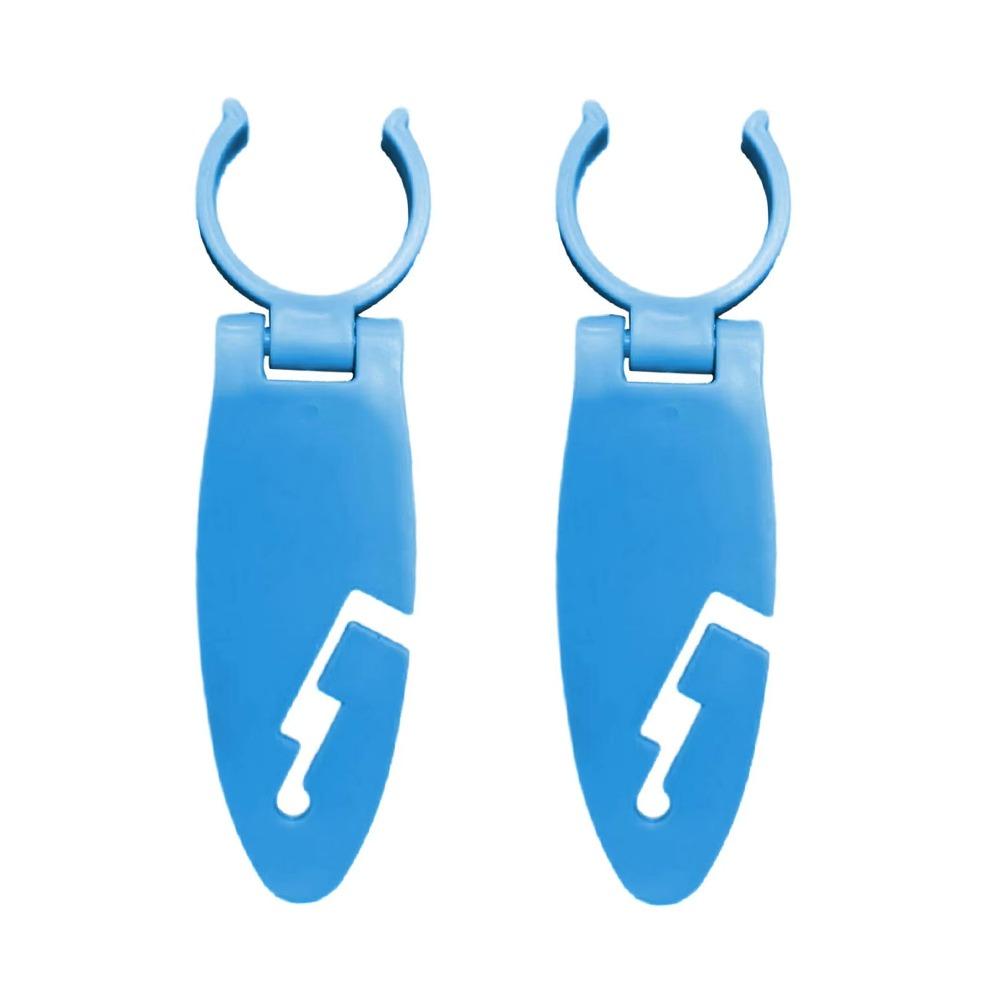 

Пластикові Кліпси для Сапборду, Розсувні Затискачі для Фіксації Весла, Сапборд синій