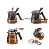High-Temperature Resistant Glass Teapot with Built-in Tea & Water Separation
