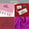 Vivienne Westwood Scarf White with Carry Ribbon and Case (81030007 A401-2) (Logo Wine) Bag, Wrapping, [Used]