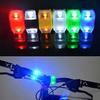 LED Silikon Mountainbike Fahrrad Vorder- Rücklichter Push Fahrradlicht Clip Fahrradzubehör Fahrradzubehör