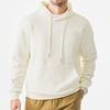 Herbst Frühling Herren Hoodie mit großer Tasche Kordelzug lange Ärmel dicker Pullover