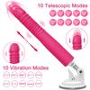 Automatic Telescopic Thrusting Realistic Dildo Vibrator for Women G Spot Clitoral Stimulation Sex Toys for Women Sex Machine
