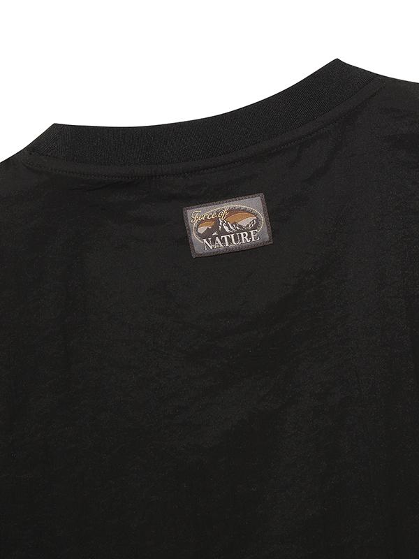 BBC EARTH Utility Woven Round T-Shirt_Black