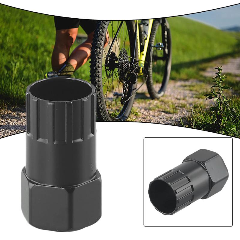 

Bike Cassette Flywheel Lockring Removal Repair Tool Black Flywheel Socket For Bike Tools Locking Remover Bicycle Accessories чёрный