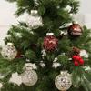 Weihnachtsbaumschmuck-Set im europäischen Stil, hohe Qualität, PET: Dekorative Weihnachtskugeln
