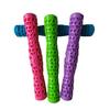 Dog Chew Stick Toy Squeaky Dog Teething Toy Textured Teeth Cleaning Dog Stick Toy for Aggressive Chewers
