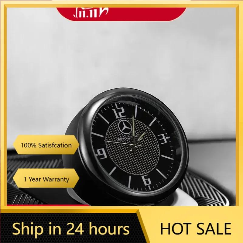 C200 E200 For Mercedes Benz 1 piece The desk clock of car-mounted clock instrument for Mercedes-Benz interior decoration of elec