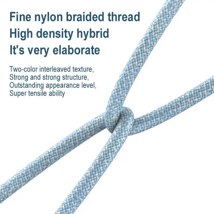 Hot Selling 1m 60W Braided Nylon Fast Charging Cable Type c to Type c for iPhone 15 Pro Max Computer Accessory