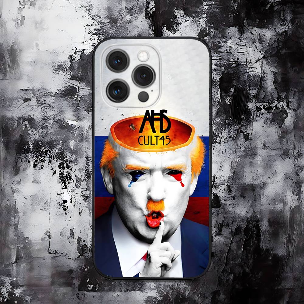 AHS American Horror Story Phone Case For iPhone 16,15,14,13,12,11,Pro,Max,Plus,X,XS,SE,E,Mini,Soft Silicone Black Case